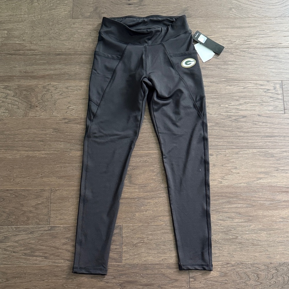 Women's Green Bay Packers High-Waisted Leggings